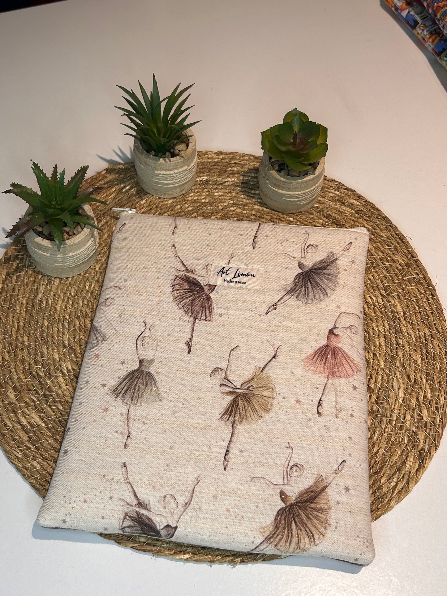 Funda para libro Bailarinas
